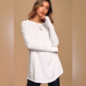 We The Free White Long Sleeve Tee